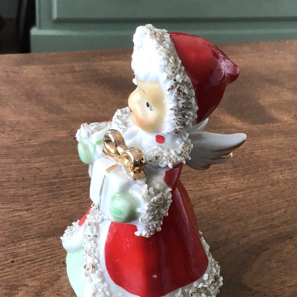 Vintage Lefton Christmas Angel Bell - Picture 4 of 16